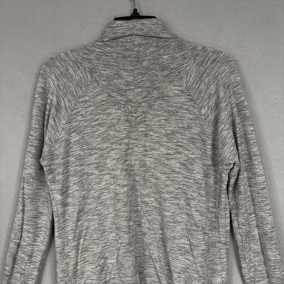 Athleta Nirvana Wear Two Ways Wrap Cardigan Womens Small Gray Open Front - Picture 8 of 13